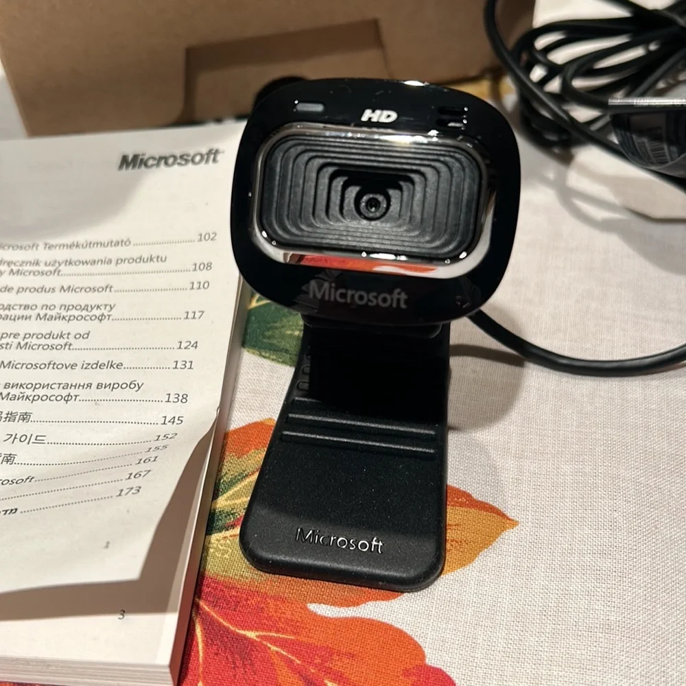 New in box Microsoft web cam. Smoke free pat free home